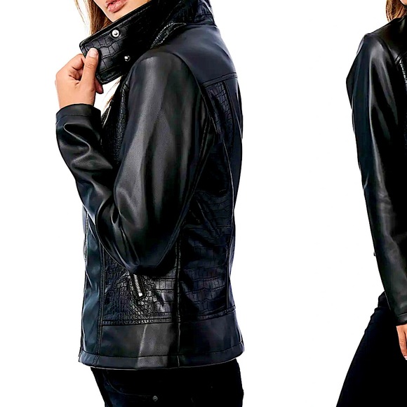 NWT Bernardo Leather Jacket. - Picture 3 of 6